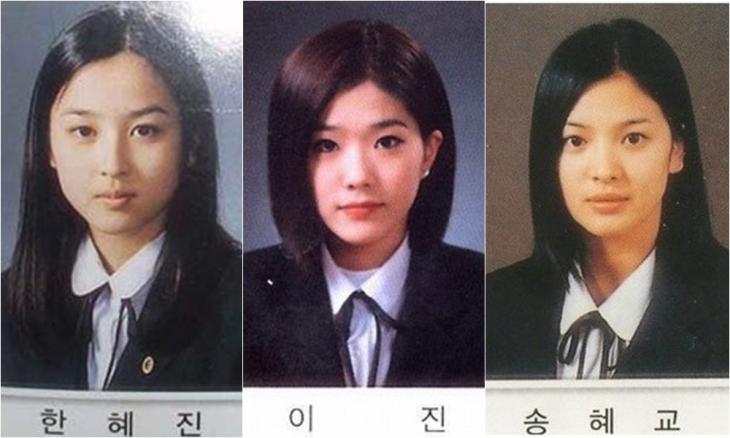 은광여고 3대 미녀 한혜진·송혜교·이진 연예 이슈