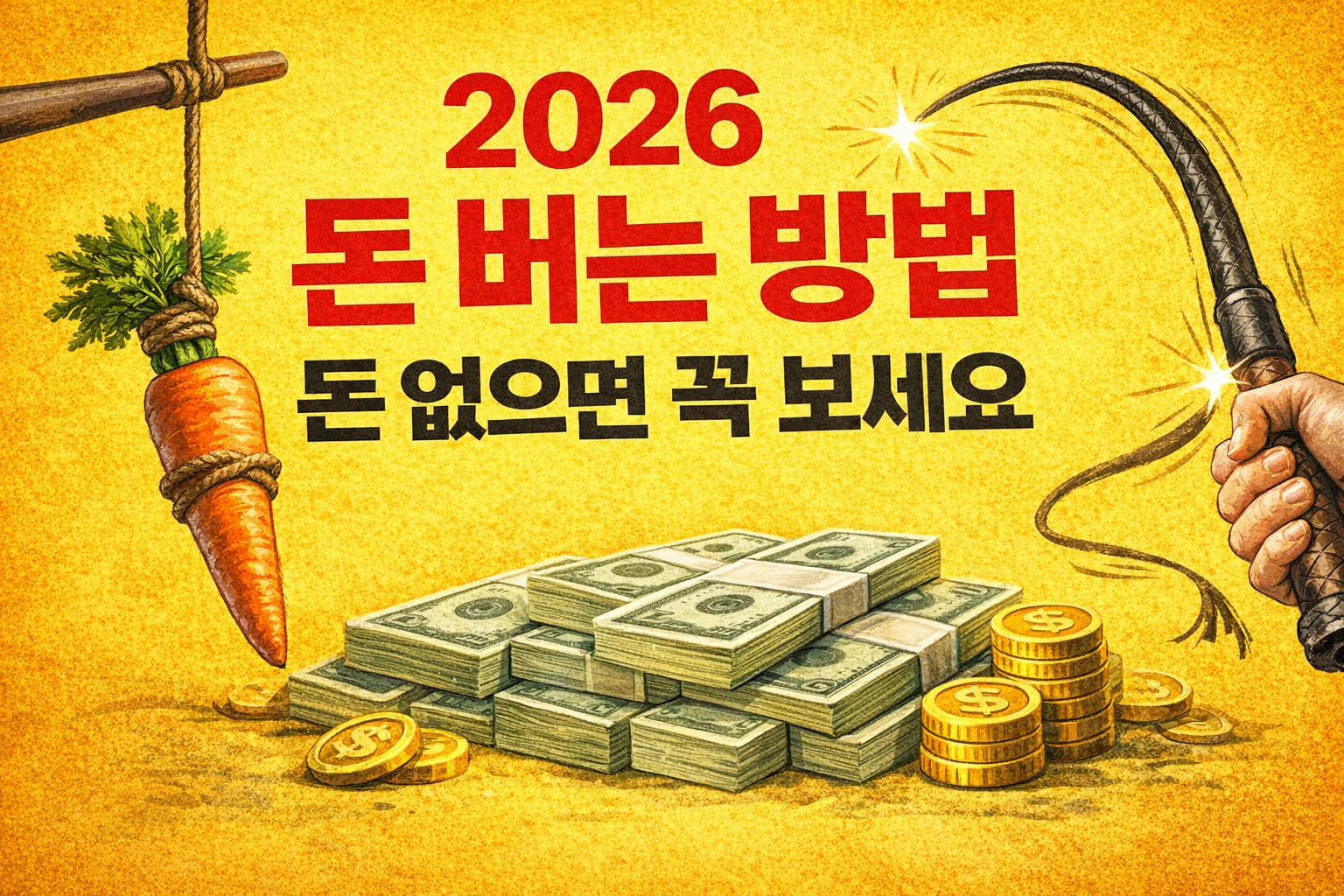 2026 돈 버는 방법 돈 아끼는 방법 부업 키워드 썸네일