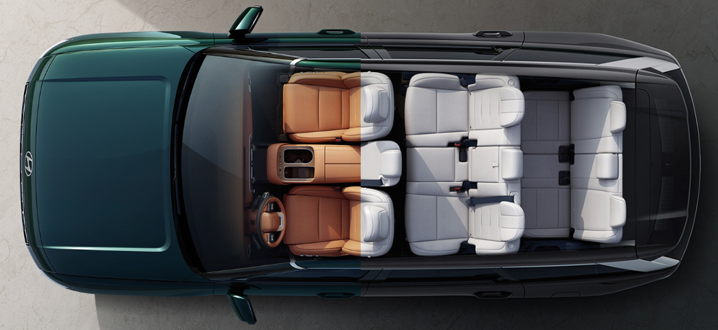 팰리세이드 하이브리드 주행 이미지