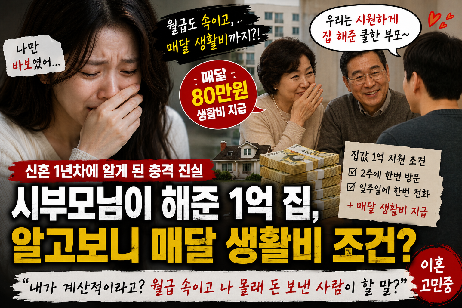 이혼 고민 신혼부부