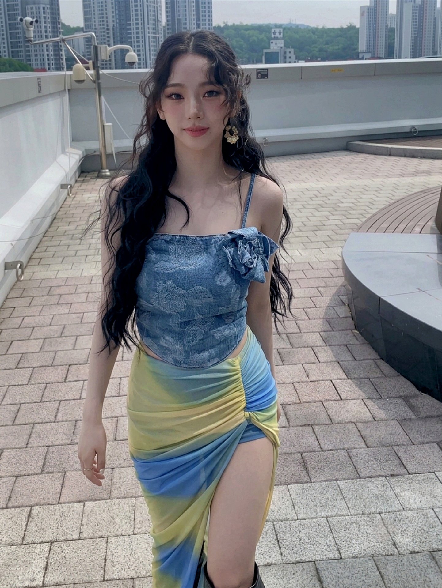 에스파 카리나 메이크업 패션 대표 이미지