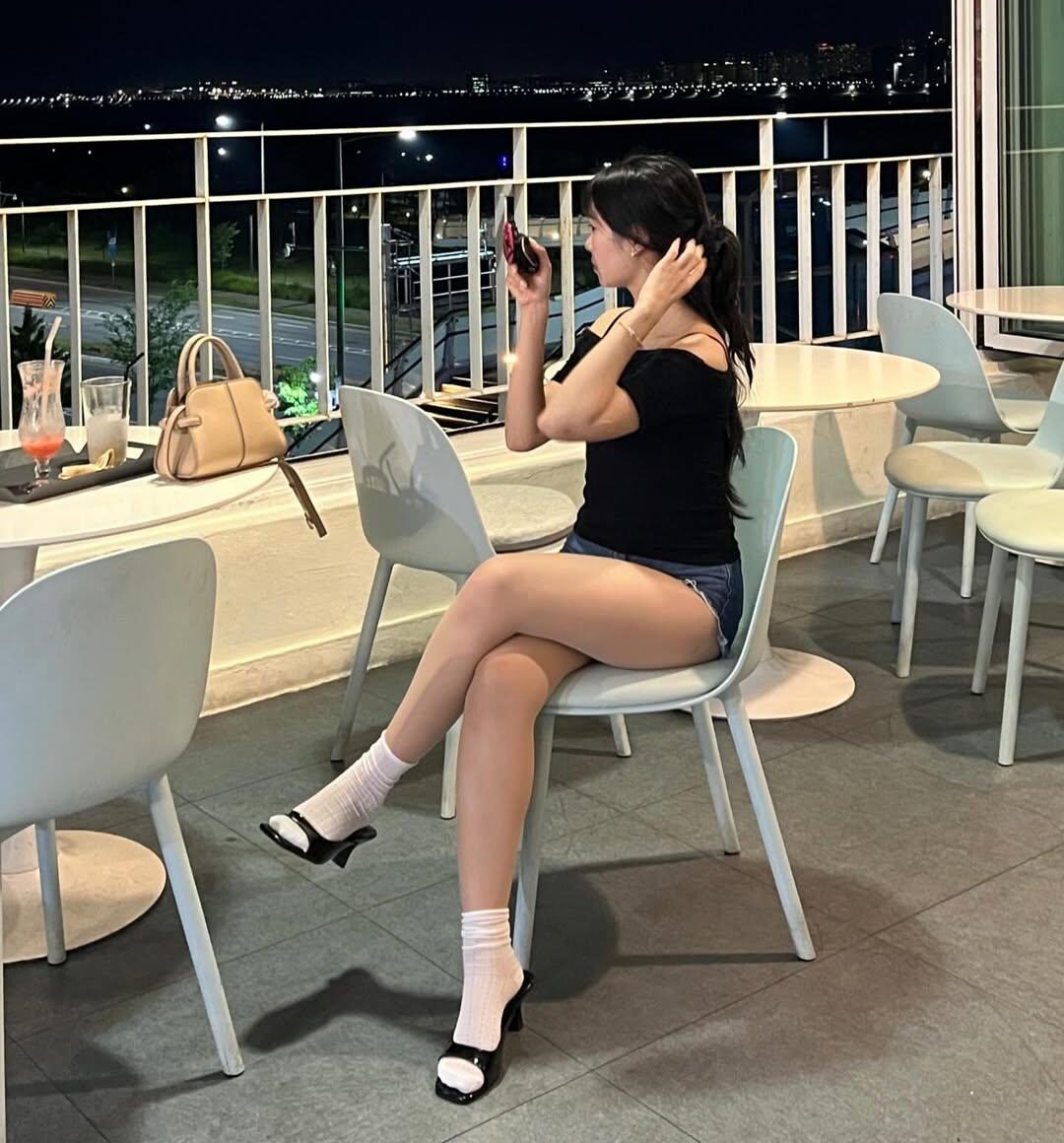 여자 청반바지 패션 추가 이미지 7