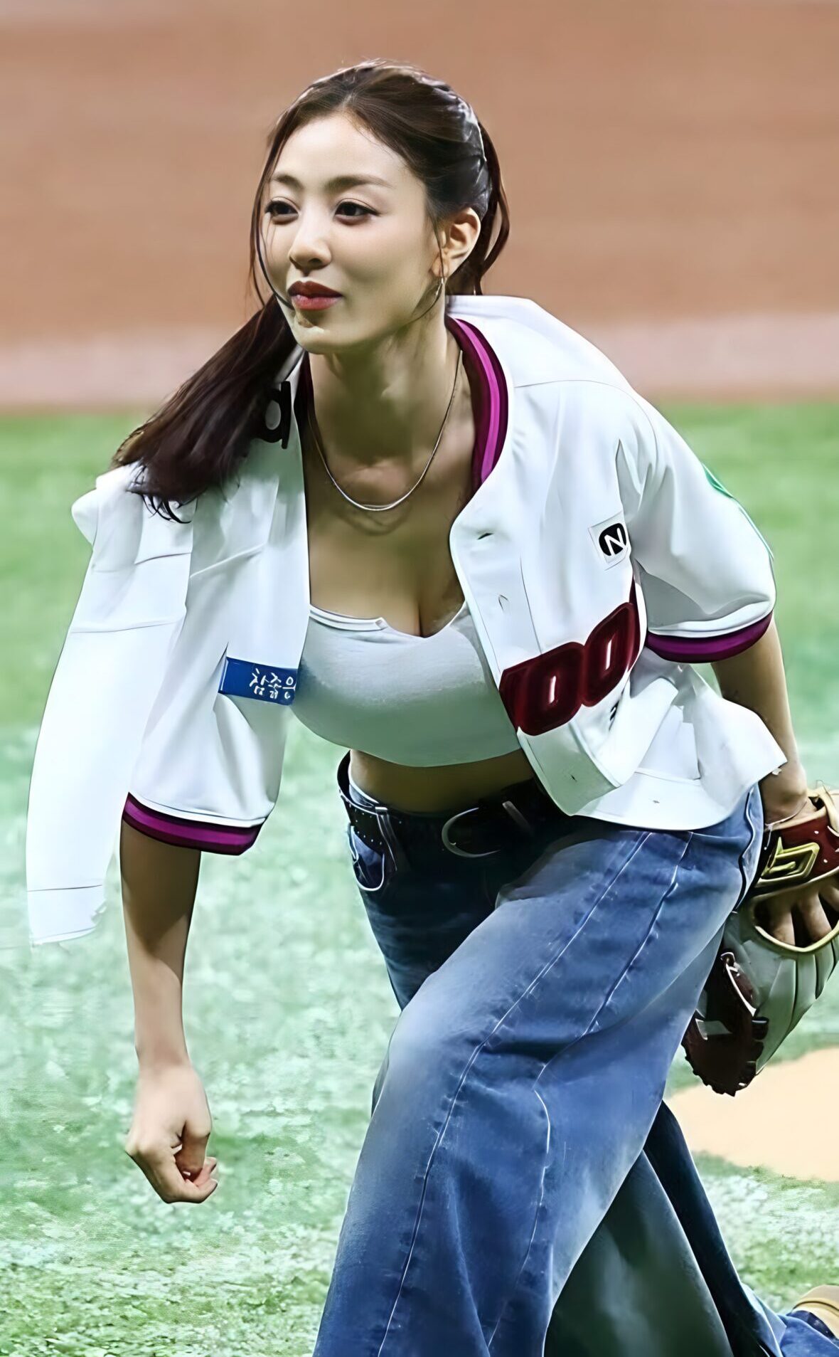 트와이스 지효 시구 추가 이미지 1